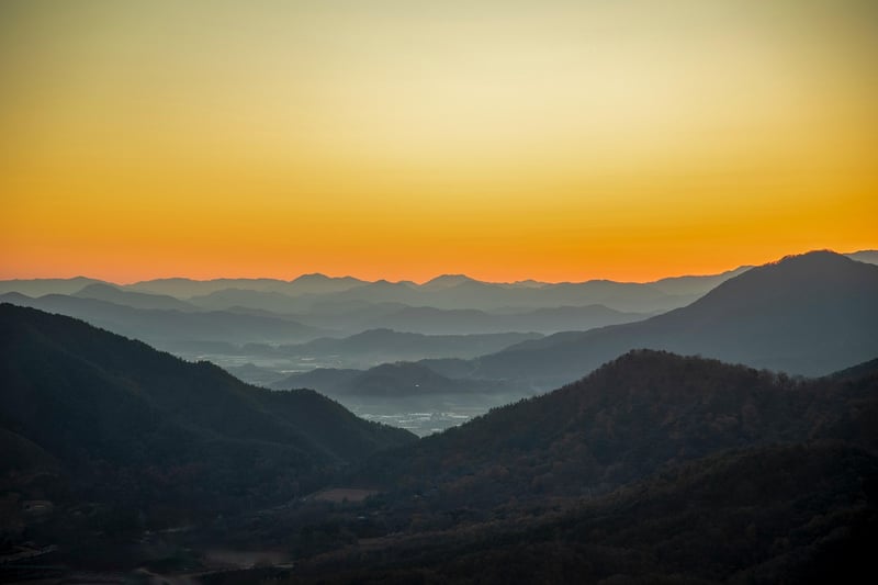 Sunrise over uncharted territory